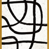 Cuadro Scandi Abstract Marker Line Art