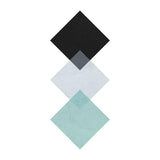 Canvas 3 squares - mint