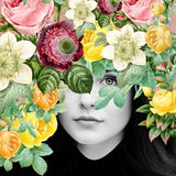 Canvas The Girl And The Flowers