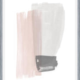 Cuadro Brushstrokes in gray and pink I