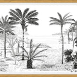 Cuadro Palmeras B&W