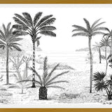 Cuadro Palmeras B&W