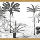 Cuadro Palmeras B&W