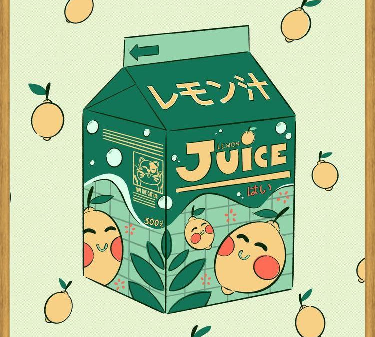 Cuadro Lemon Juice Box