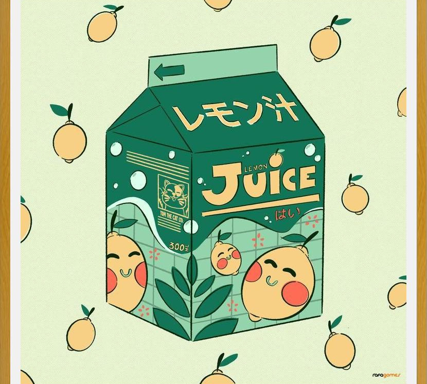 Cuadro Lemon Juice Box