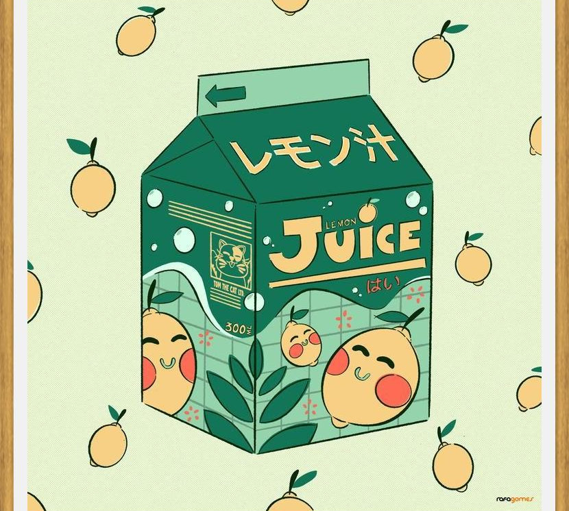 Cuadro Lemon Juice Box