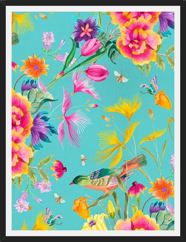 Cuadro Summer Joy in blue