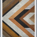 Cuadro Geometric Wood Pattern