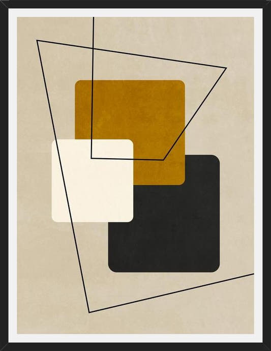 Cuadro Geometric Art - Gold 02