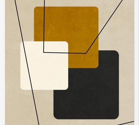 Cuadro Geometric Art - Gold 02