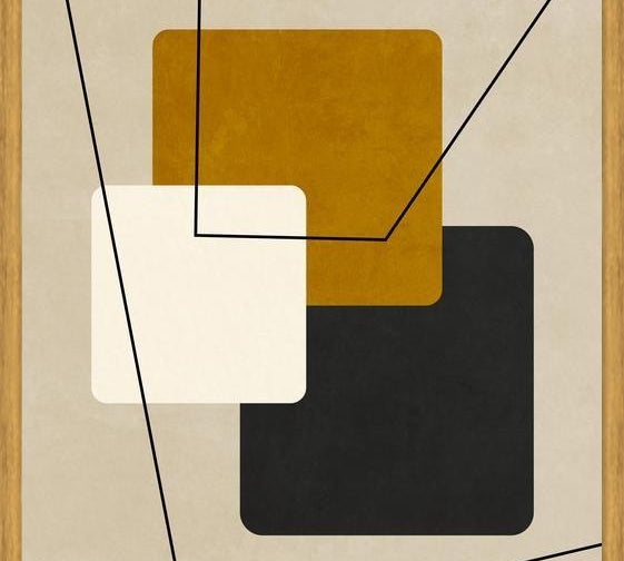 Cuadro Geometric Art - Gold 02