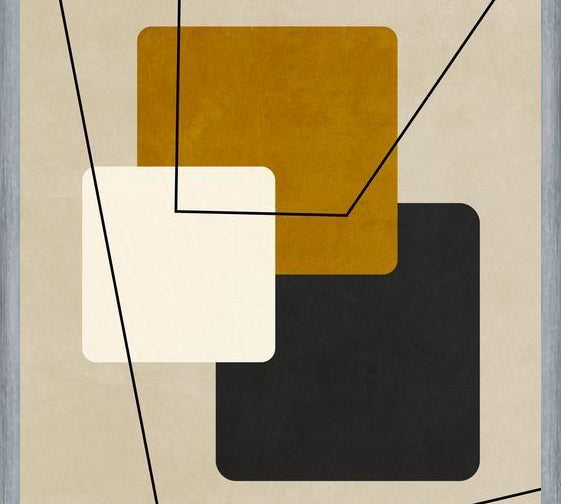 Cuadro Geometric Art - Gold 02
