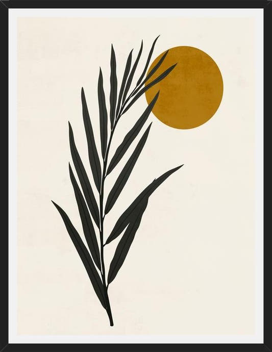 Cuadro LEAF AND SUN - 01