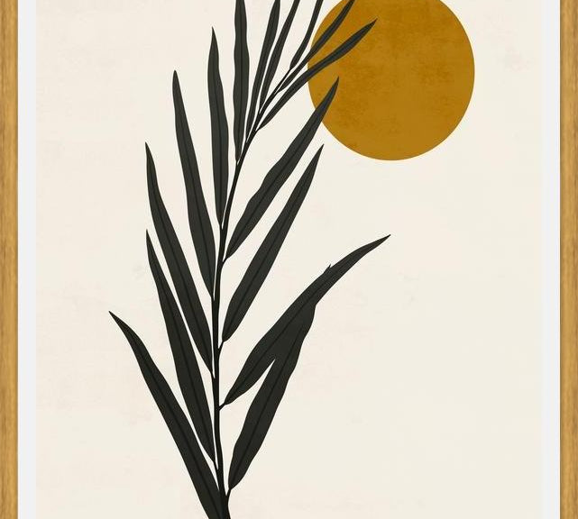 Cuadro LEAF AND SUN - 01