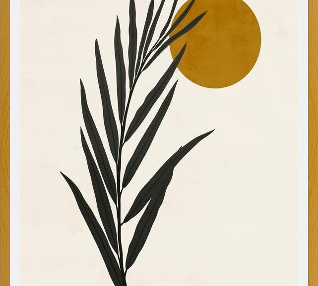 Cuadro LEAF AND SUN - 01