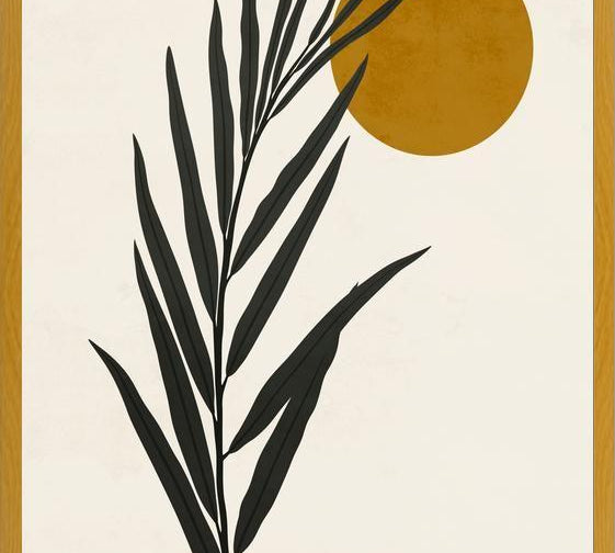Cuadro LEAF AND SUN - 01