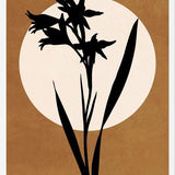 Cuadro FLOWER AND MOON