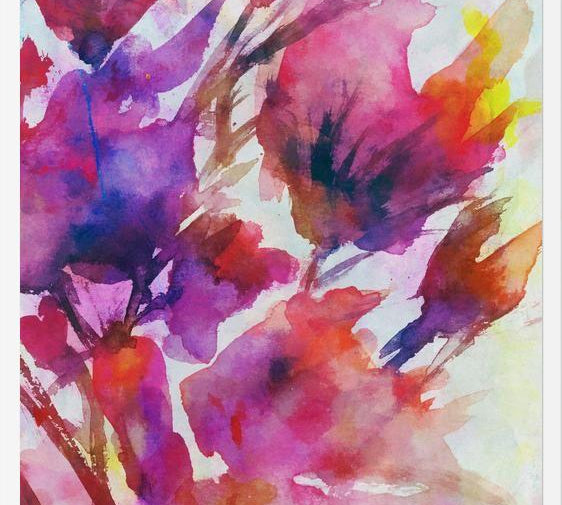 Cuadro Dancing Flowers 2