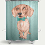 Cortina de Baño Dachshund, The Wiener Dog