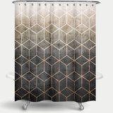 Cortina de Baño Multiple Hollow Cubes