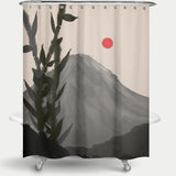 Cortina de Baño Japandi Mountains 1