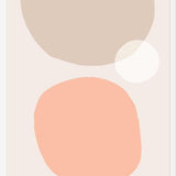 Cuadro Simple shapes in soft tones 1