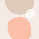 Canvas Simple shapes in soft tones 1