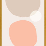 Cuadro Simple shapes in soft tones 1