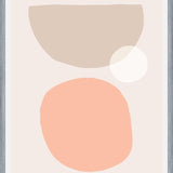 Cuadro Simple shapes in soft tones 1