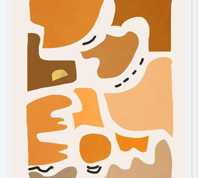 Cuadro Paper cuts & colors 3