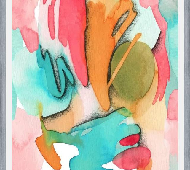 Cuadro Modern Abstract Watercolor