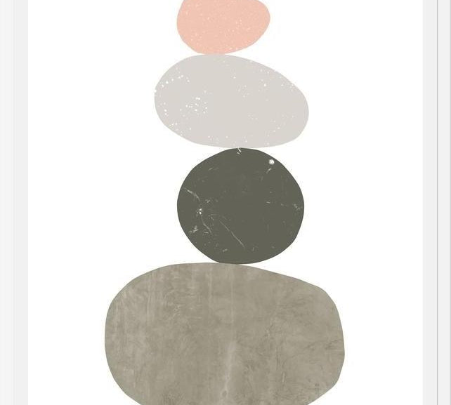 Cuadro Pebbles in balance 1