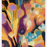 Cuadro Arte floral abstracto oleo digital