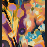 Cuadro Arte floral abstracto oleo digital