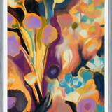 Cuadro Arte floral abstracto oleo digital
