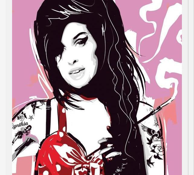 Cuadro Amy pop art