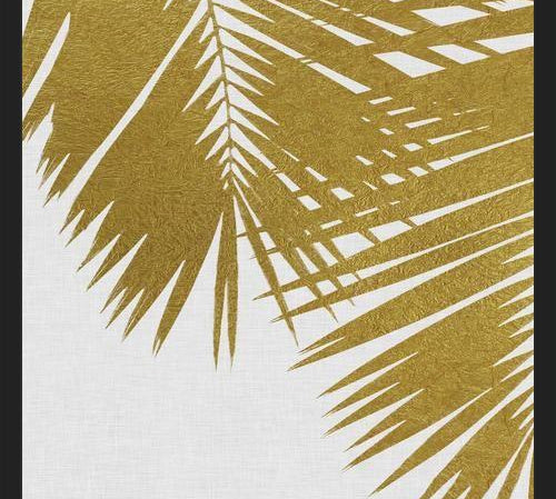 Cuadro Palm Leaf Gold II