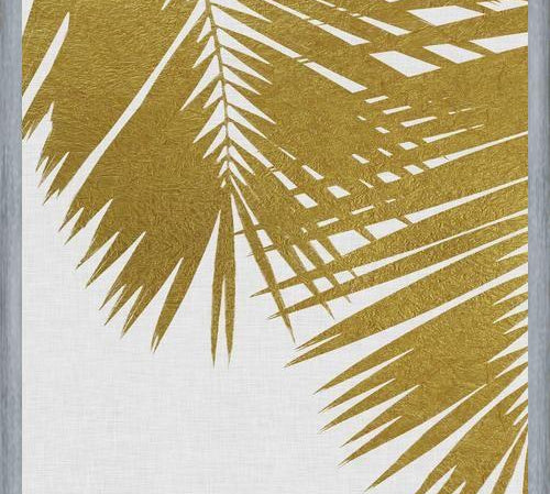 Cuadro Palm Leaf Gold II