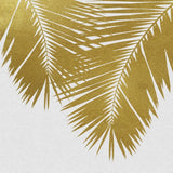 Canvas Palm Leaf Gold II