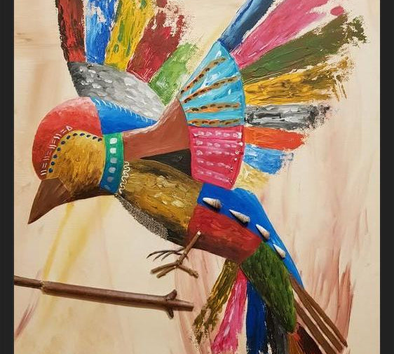 Cuadro Pájaro 2