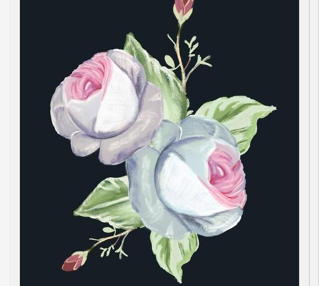 Cuadro Edwardian roses