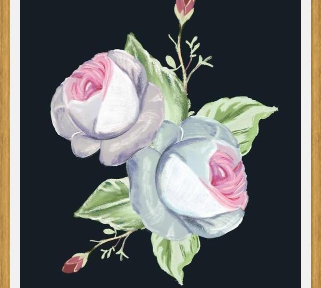 Cuadro Edwardian roses