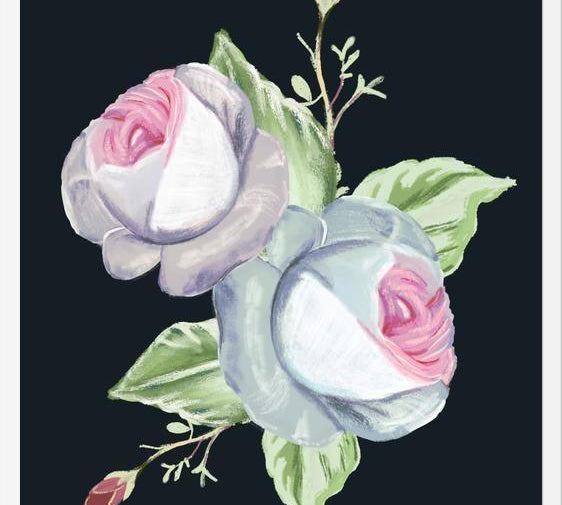 Cuadro Edwardian roses