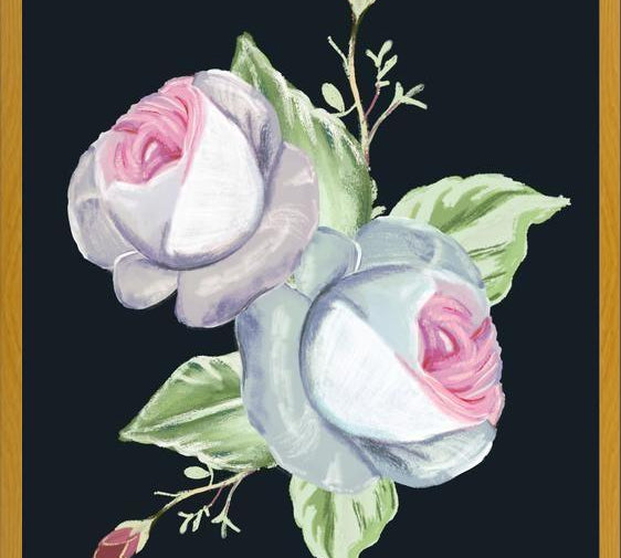 Cuadro Edwardian roses