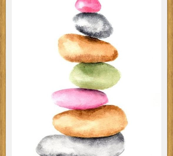Cuadro Piedras Zen