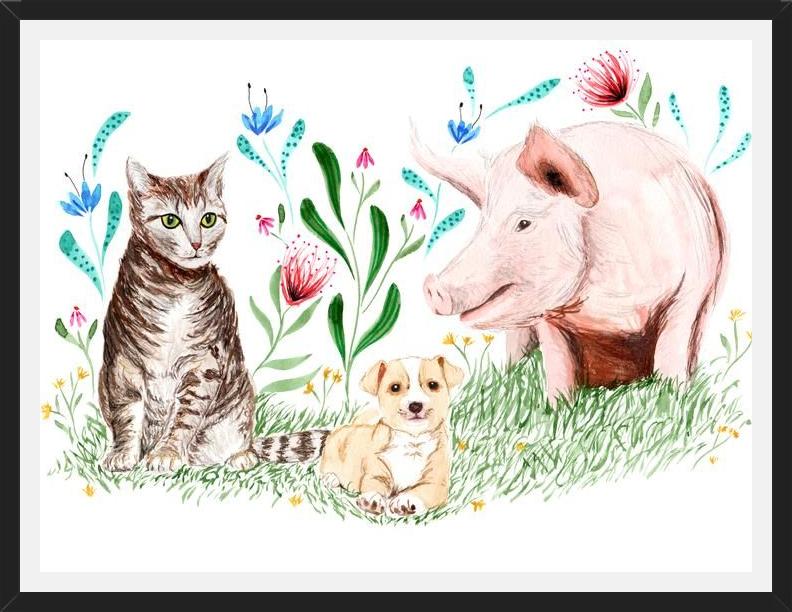 Cuadro animales