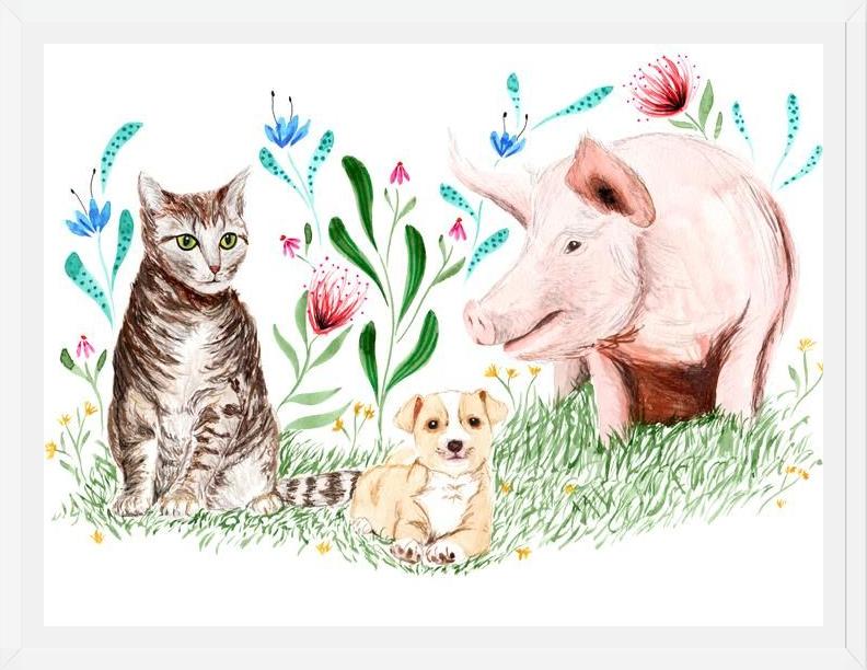 Cuadro animales