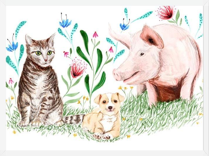Cuadro animales