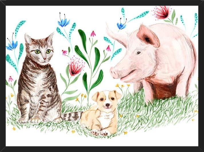 Cuadro animales