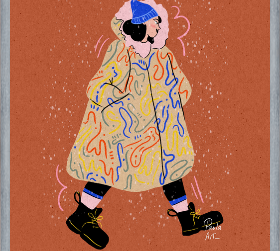 Cuadro Mujer de Invierno
